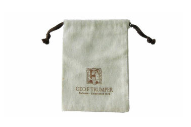 Promotional Small Jute Drawstring Pouch Bags Eco Friendly , 15x24cm 9.5x12cm