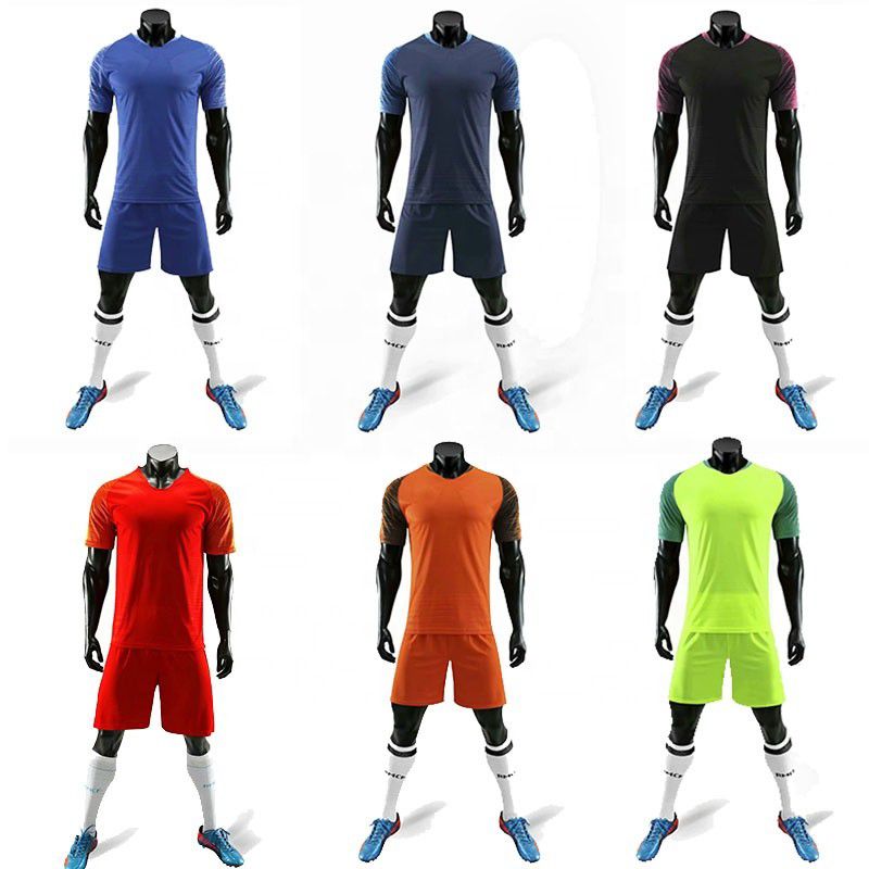 Wholesale Custom Cheap Breathable New Design Soccer Uniform Set Football Shirt