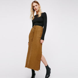 Nieuwe van de de Vrouwenmanier van Stijl Maxirokken het Linnenrokken